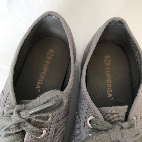 Superga Gray Canvas Sneakers - Picture 12 of 13